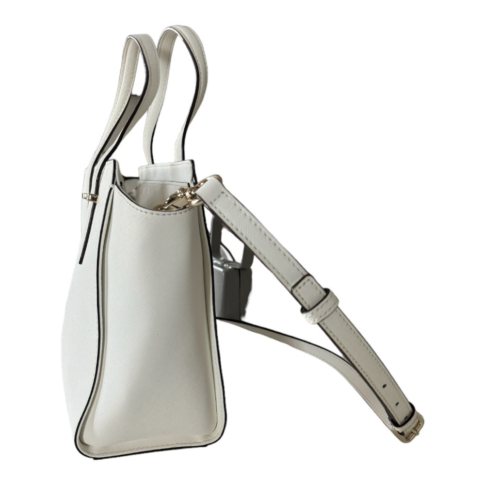 Kate Spade Cedar Street Small Hayden Leather Top-Handle Tote White. - Picture 7 of 9